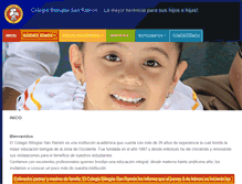 Tablet Screenshot of colegiobilinguesr.com